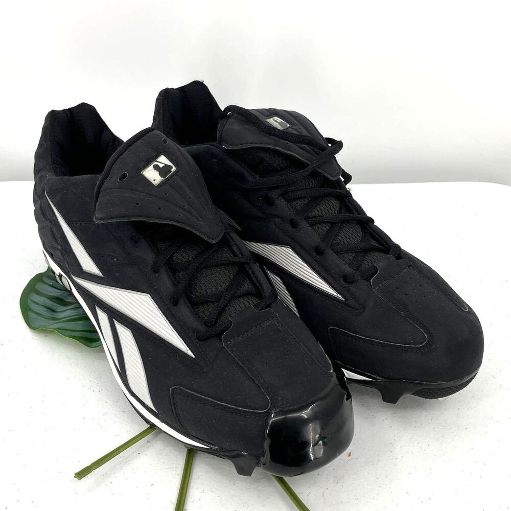 Reebok MLB Authentic Collection Black Metal Spike High N Tight II HexRide Cleats